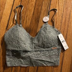 Danskin Lace Bralette in Light Green